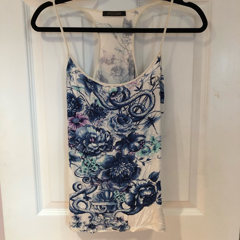 •VINTAGE• Roberto Cavalli silky patterned tank